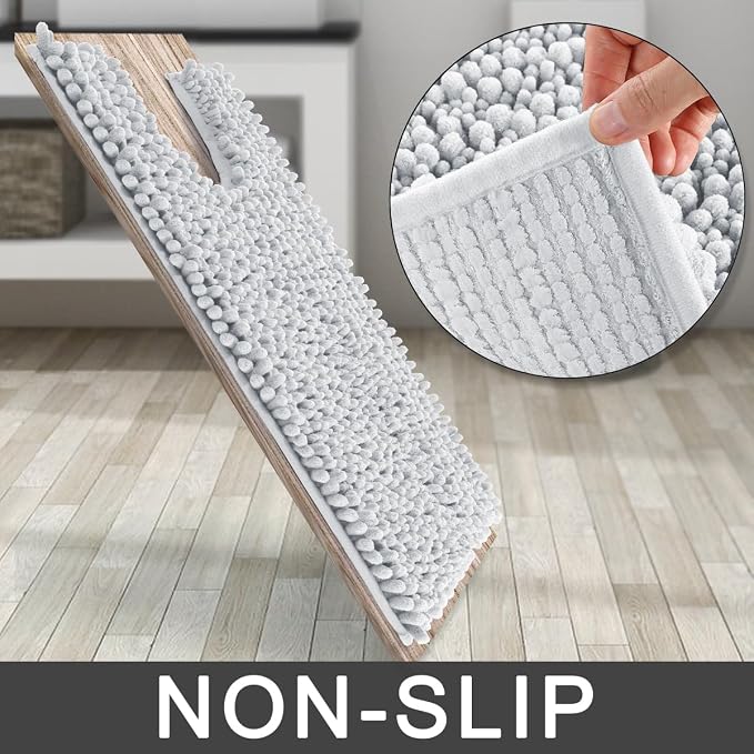 Yimobra Toilet Rug U Shaped Washable 24x20 Inch - Image 4