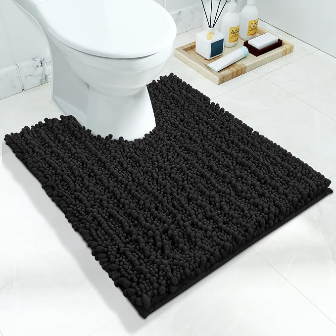 Yimobra Toilet Rug U Shaped Washable 24x20 Inch by Yimobra