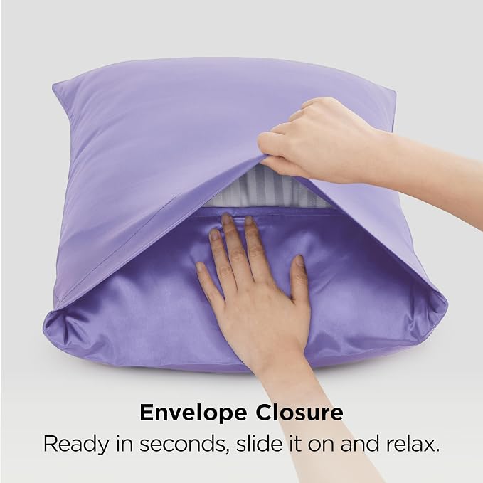 Bedsure Satin Pillowcase for Hair and Skin Queen - Field & Grace