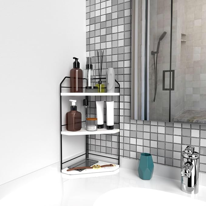 Corner Bathroom Counter Organizer by INIUNIK