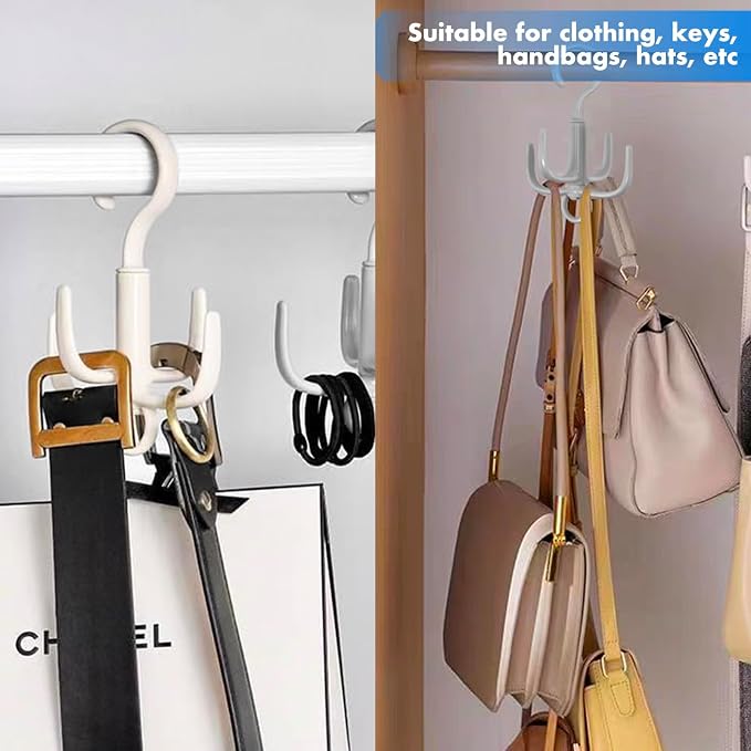 Space-Saving Tie Hanger, Small Space Storage and Organizer, 2 Piece Set - Image 5