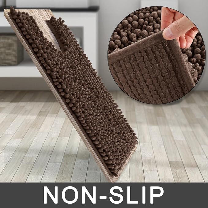 Yimobra Toilet Rug U Shaped Washable 24x24 Inch - Field & Grace