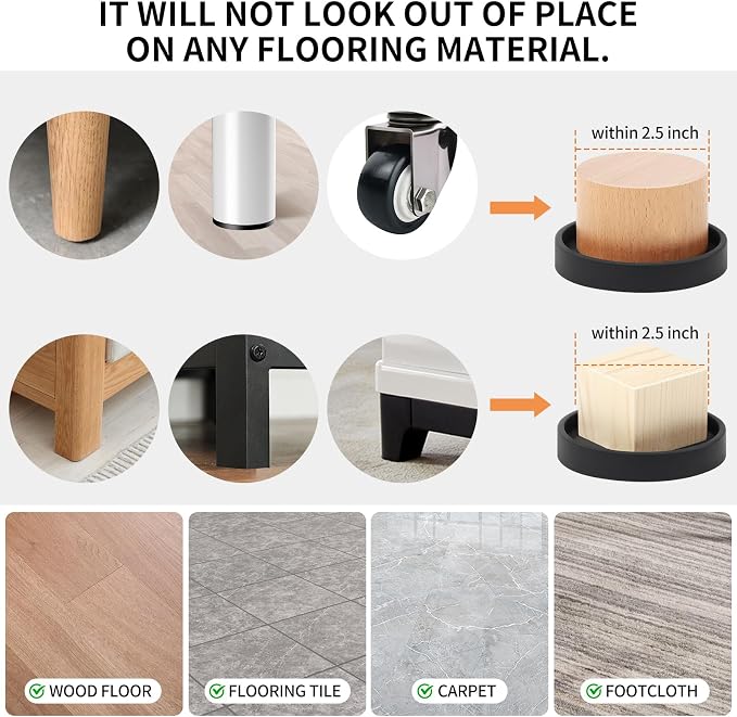 Ezprotekt Non Slip Furniture Pads, Anti Skid Furniture Coasters - Image 7