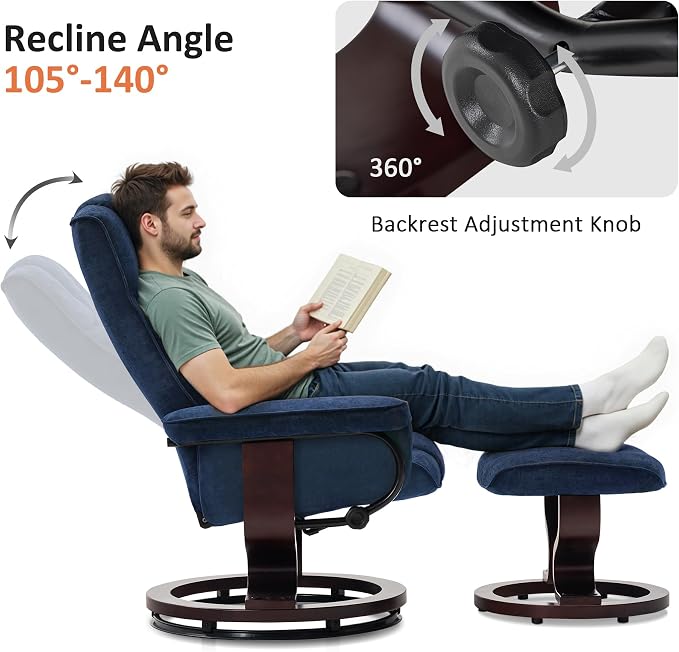 MCombo Manual Swivel Recliner - Image 5
