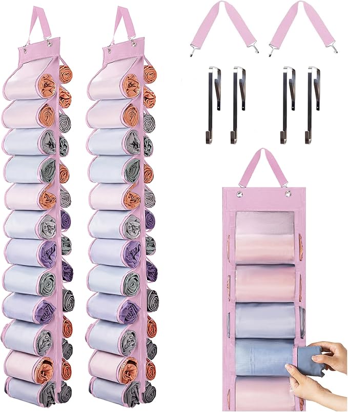 Legging Organizer Storage, Foldable Hanging Closet Organizer Storage by DHSFKBE