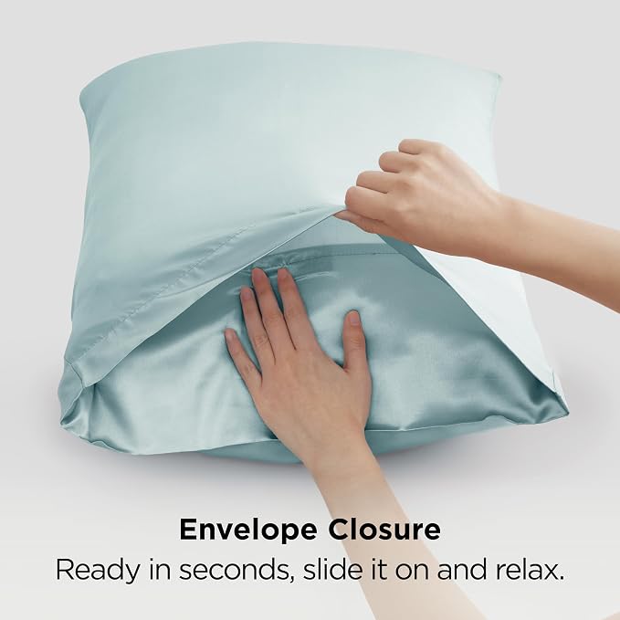 Bedsure King Size Satin Pillowcase Set of 2 - Image 8