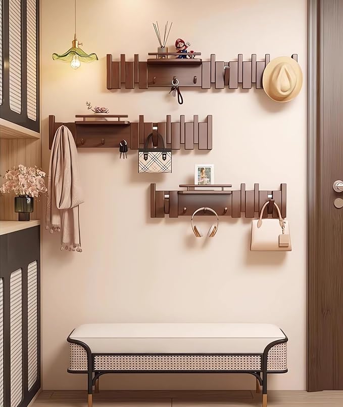 Wall Mounted Piano Key Hanger | Flip Style Hook | Entrance Wall Art Hook - Image 10
