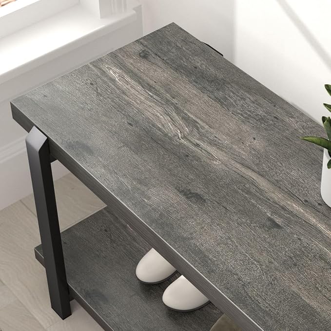 EXCEFUR Industrial Entryway Bench - Image 4