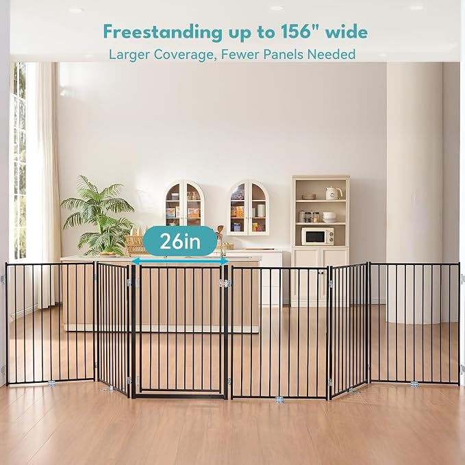 No Pawblems Free Standing Dog Gate - Image 3