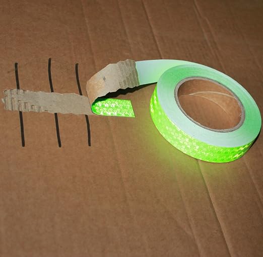 Industrial Reflective Tape Green Outdoor Waterproof 1 inch, High Visibility - Image 2