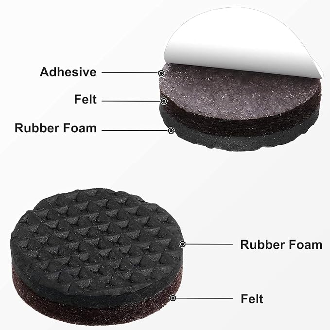 Yelanon Non Slip Furniture Pads -38 pcs" Furniture Grippers Hardwood Floors - Image 2