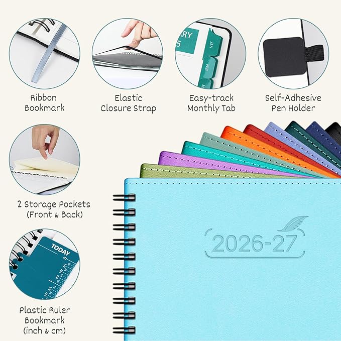 BEZEND Monthly Planner 2026-2027 2 Year Calendar Book - Image 2