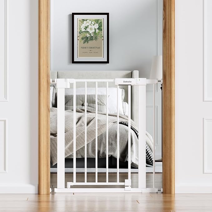 BABELIO Baby Gate for Doorways and Stairs, 26-31" Pet Gate by BABELIO