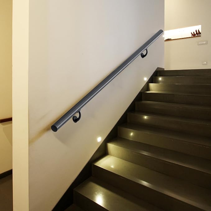 10 FT Modern Aluminum Handrail Set, handrails - Image 7