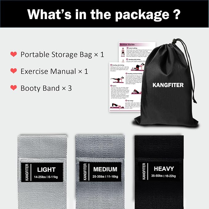 Non-Slip Fabric Resistance Bands - Image 7