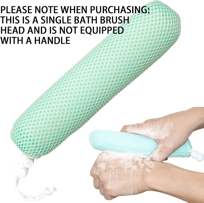 Long Handle Bath Brush, Anti-Slip Curve Handled Bath Body Brush, Back Scrubber - Image 2
