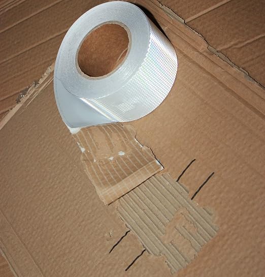 Silver Reflective Tape Outdoor Waterproof 3 inch, High Visibility Hazard - Image 2