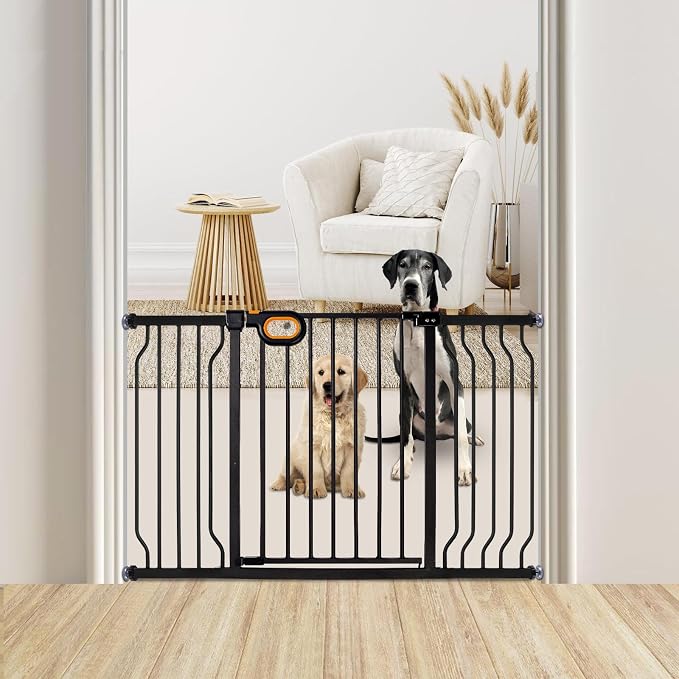 Baby Gate for Stairs 29-52 Inch Wide, Safety Gate for Baby Adjustable Pet Gate - Image 2
