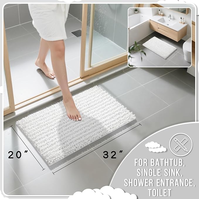Yimobra Bathroom Rugs Non Slip Washable 32x20 Inch - Image 2