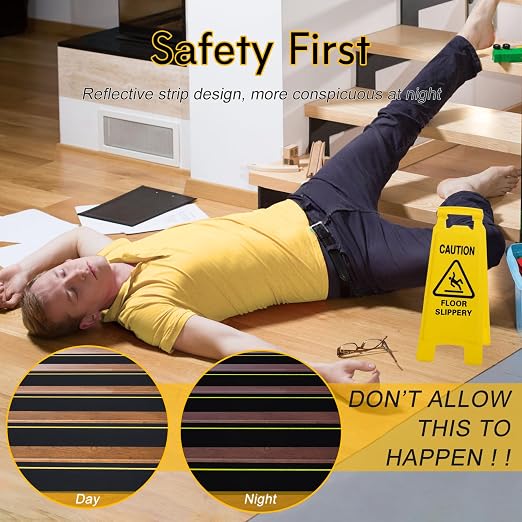 S&X Heavy Duty Anti Slip Tape 6 Inch x 60 Ft, 2X Longer Enhanced Adhesive Grip - Image 5