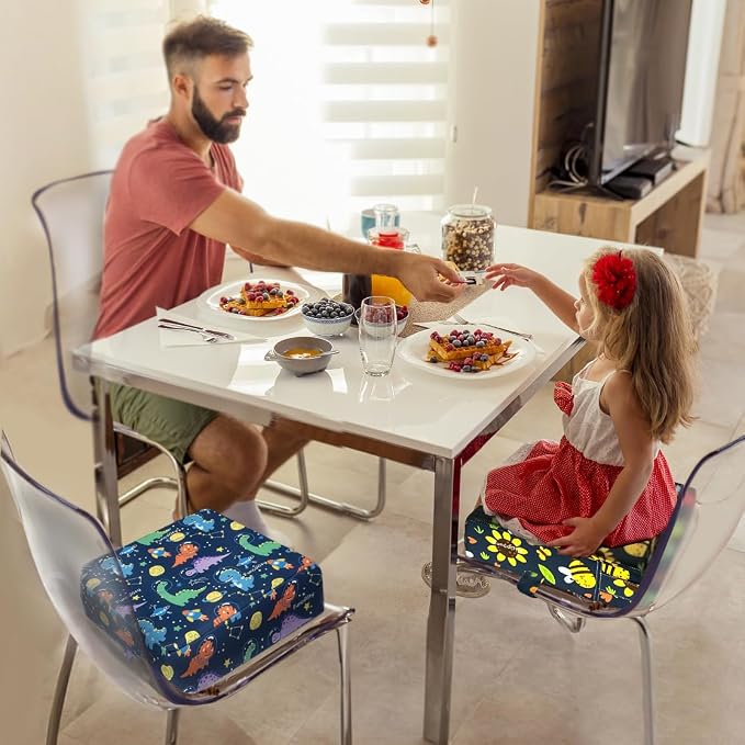 Toddler Booster Seat for Dining Table, Portable Booster Seat for Kitchen Chair - Image 2
