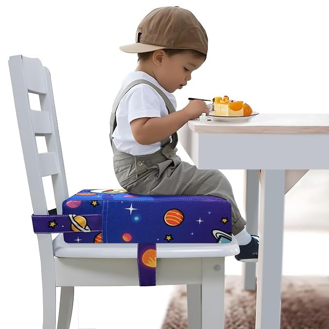 Toddler Booster Seat for Dining Table, Portable Booster Seat for Kitchen Chair by BoosterSeatforDningTable
