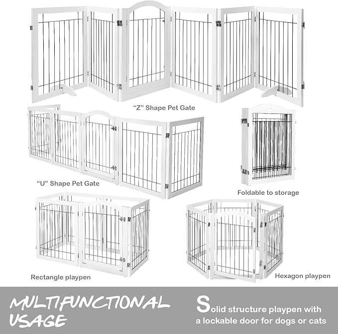 PAWLAND 144-inch Extra Wide 30-inches Tall Dog gate - Image 6
