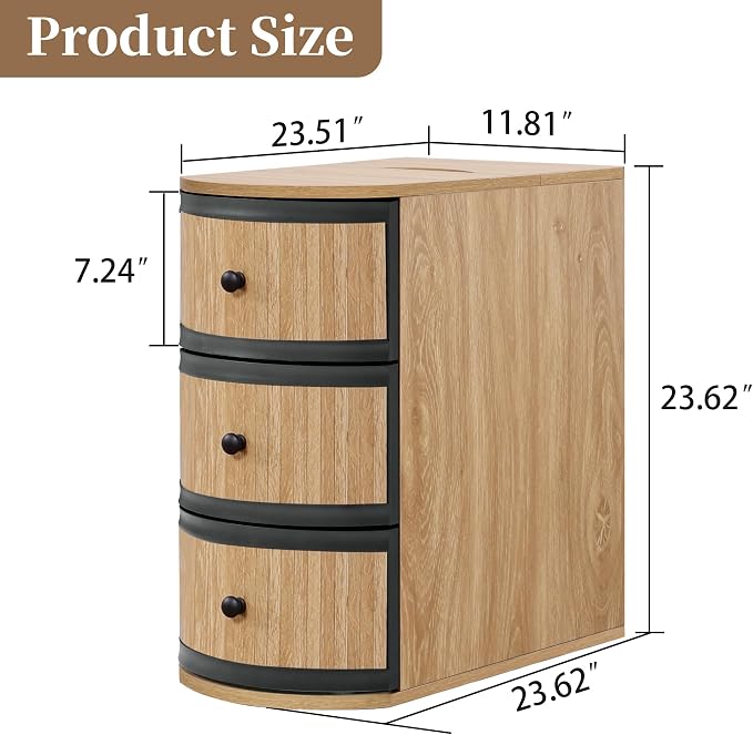 End Table with Charging Station - Image 3