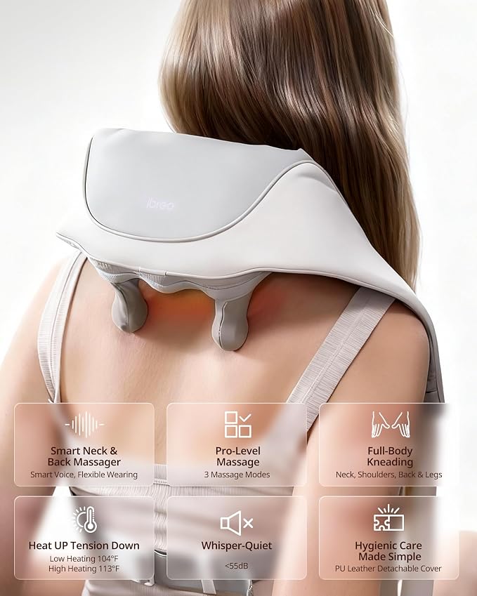 Cordless Shiatsu Neck and Back Massager - Image 2