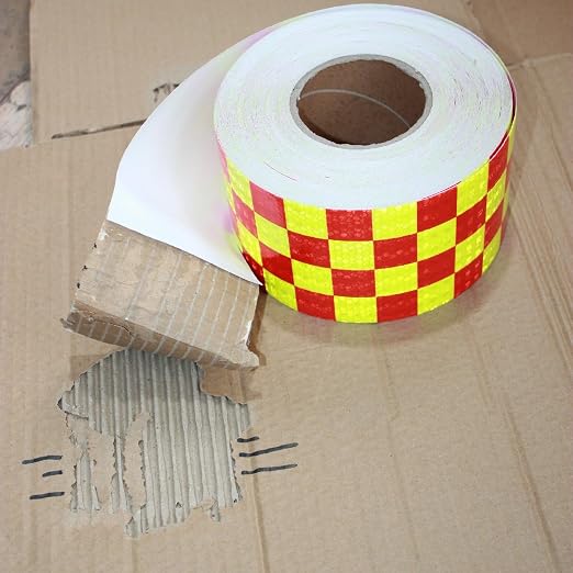 Reflective Tape 4 inch X 166 feet, Outdoor Waterproof Hazard Conspicuity Safety - Image 2