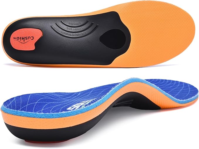 VALSOLE 250+ lbs Plantar Fasciitis High Arch Support Insole by VALSOLE