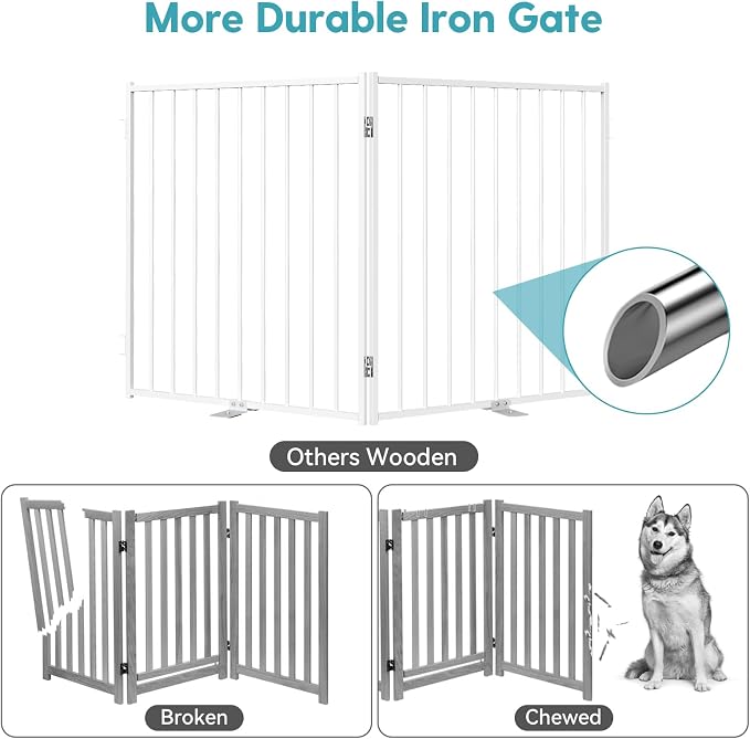 No Pawblems Free Standing Dog Gate - Image 2