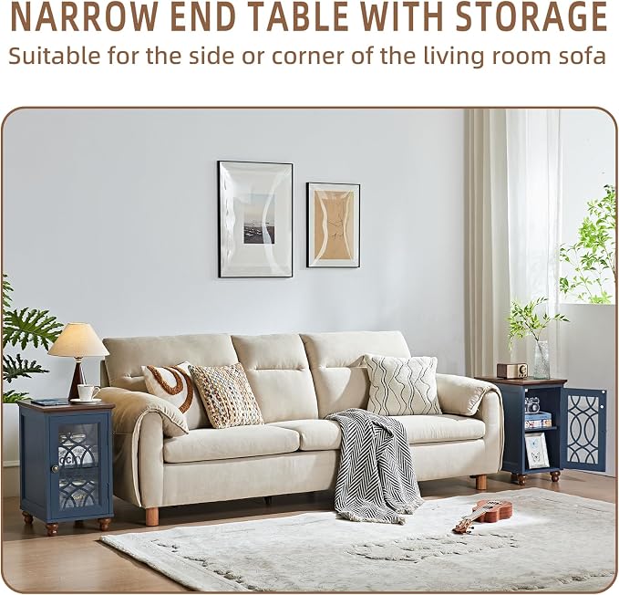 Narrow Side Table Set of 2 - Image 5