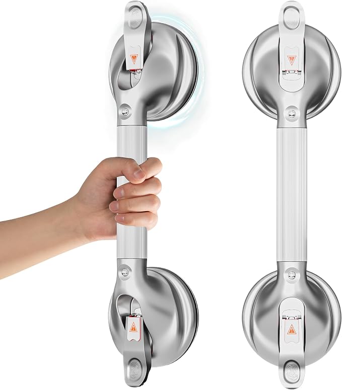 DAILYLIFE Grab Bars for Bathtubs and Showers, 17 inch Shower Handles for by DAILYLIFE
