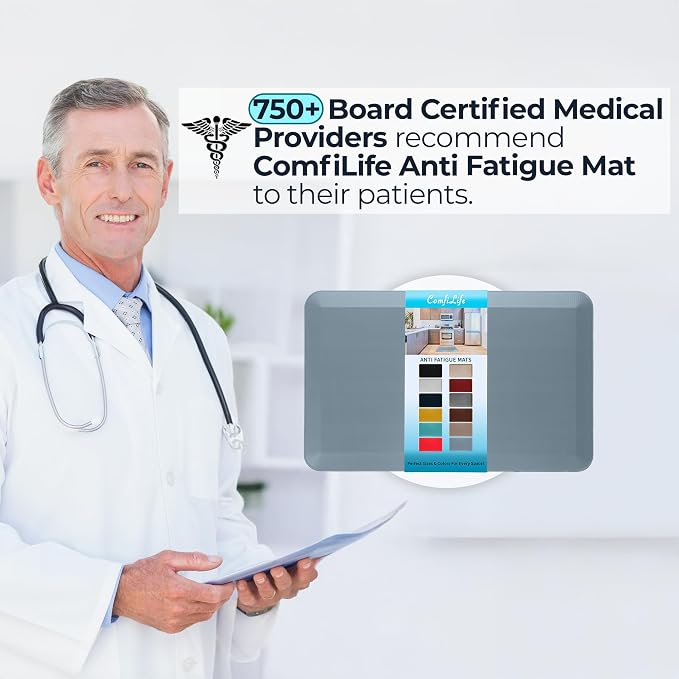 ComfiLife Anti Fatigue Floor Mat – 3/4 Inch Thick Perfect Kitchen Mat, Standing - Image 7