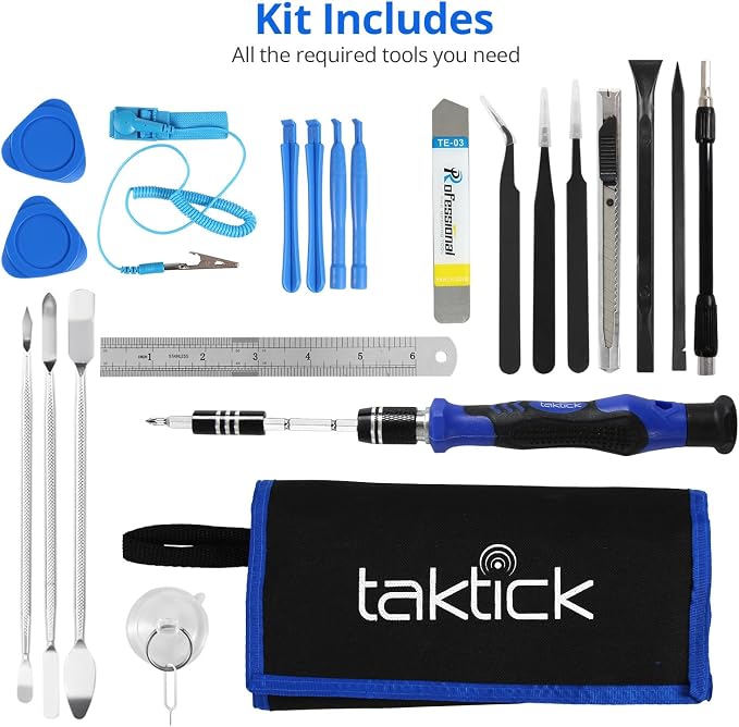 TackTik Precision Screwdriver Set TOOL KIT 80-Piece Multi-Bit Screwdriver - Image 7