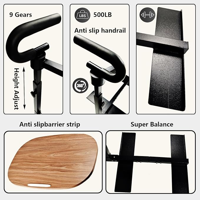 Auxiliary Standing Tray 360 Degree and Height Adjustable Rotating TV and Laptop - Image 6