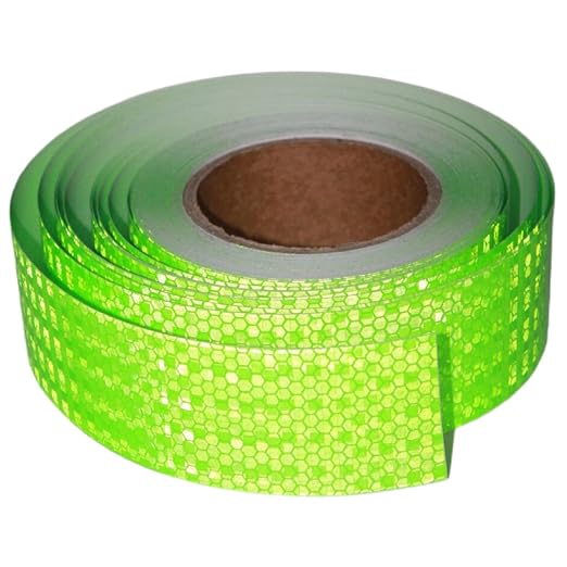 Industrial Reflective Tape Green 2 inch Wide, Outdoor Waterproof Hazard by tuyrchu