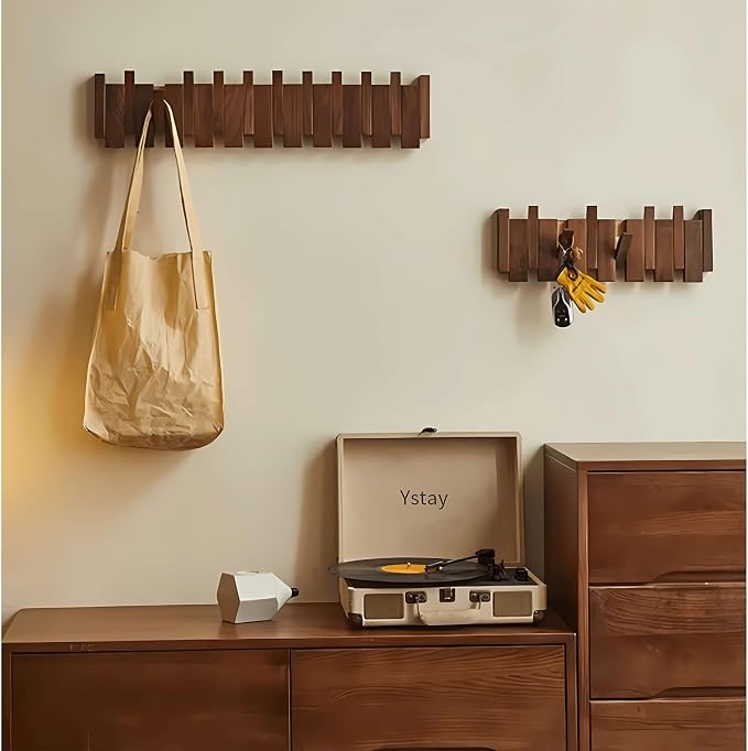 Wall Mounted Piano Key Hanger | Flip Style Hook | Entrance Wall Art Hook - Image 10