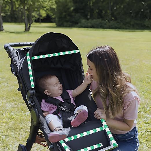 Reflective Tape Green and White 4 inch X 166 feet, Outdoor Waterproof Hazard - Image 5