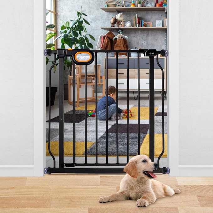 Baby Safety Gate for Stairs 29-33 Inch Wide, Safety House Gate for Baby Pet Gate - Image 2