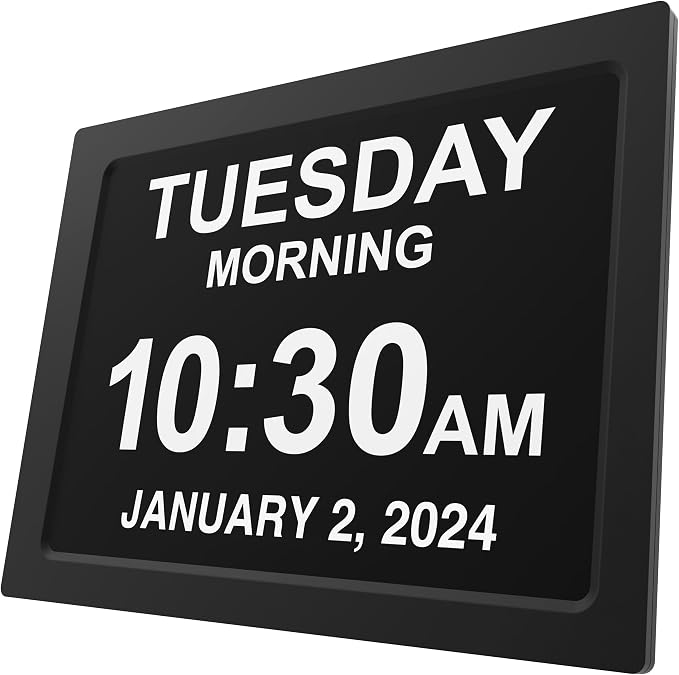 American Lifetime Dementia Clock 2025 Large Digital Display by AmericanLifetime