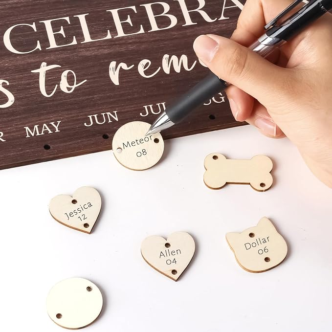 Family Birthday Calendar Board Wall Hanging - Image 2
