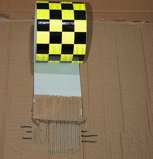 Reflective Tape 4 inch X 66 feet, Outdoor Waterproof Hazard Conspicuity Safety - Image 2