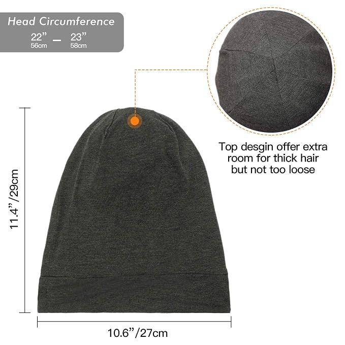 Silk Satin Lined Bonnet Sleep Cap - Image 5