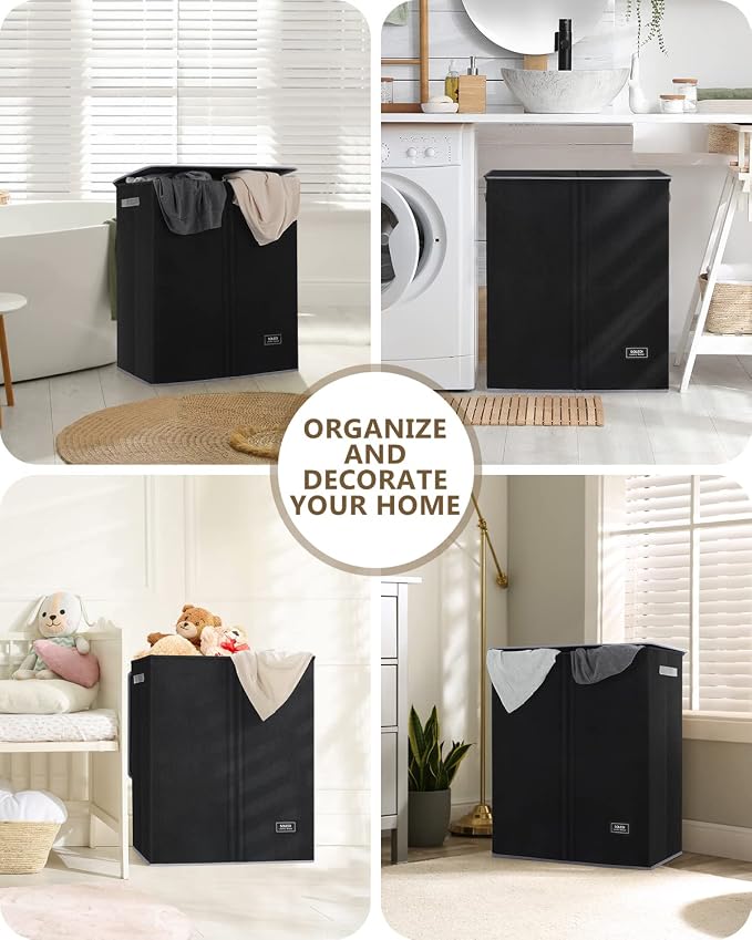SOLEDI Double Laundry Hamper - Field & Grace