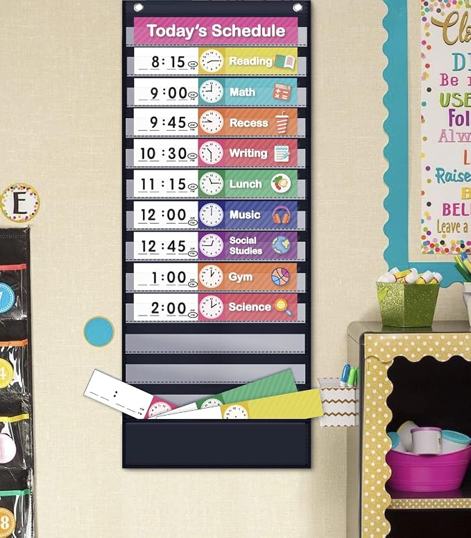 Eamay Daily Schedule Pocket Charts, Teaching Chart, Eamay Daily Scheduling - Image 2