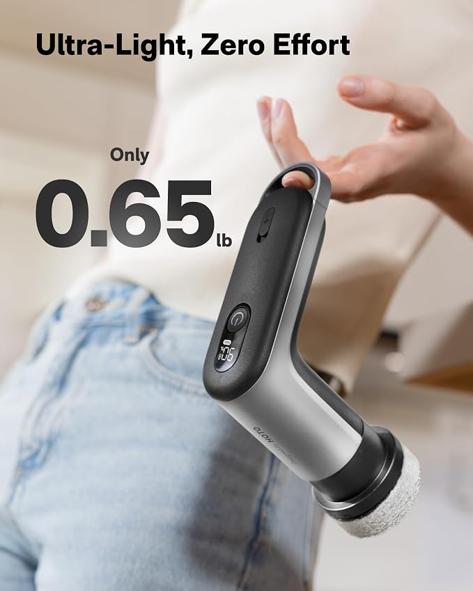HOTO Grip™ Cordless Electric Spin Scrubber, IPX7 Waterproof, Lightweight at - Image 6