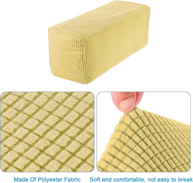 uxcell 2pcs Stretch Armrest Covers - Image 4