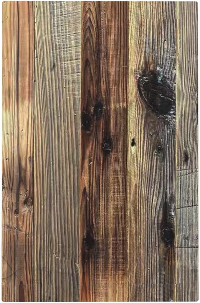 Barn Brown Wood Rustic Weathered Wood Print Light Switch Cover Plate 1 Gang No by Unknown